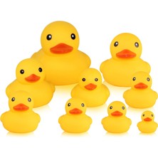 Siyah Stil Sevimli Küçük Sarı Ördek Sıkma Sesli Banyo Oyuncak Yumuşak Kauçuk Şamandıralı Ördekler Banyo Oyunu Oynamak Çocuklar Çocuklar Için Eğlenceli Hediyeler Bebek (Yurt Dışından)