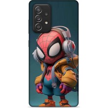 Lopard Samsung Galaxy A52S Kılıf Caliburn 25 Spiderman Bebek Soyulmayan Kılıf