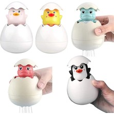 Pengfu Shop No.6 Tarzı Bebek Banyo Oyuncak Çocuklar Sevimli Ördek Penguen Yumurta Su Sprey Yağmurlama Banyo Duş Yüzme Su Kaplumbağası Oyuncaklar Çocuklar Hediye (Yurt Dışından)