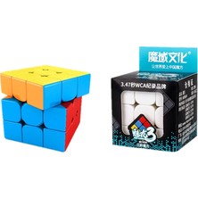 Pengfu Shop ml 3X3X3 Stili Moyu Küpleri Bulmaca Sihirli Küpü Moyu Meilong Hız Küpü Profesyonel Eğitici Oyuncaklar Cubo Magico Neo Oyun Küpü Dişli (Yurt Dışından)