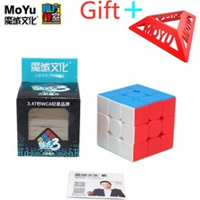 Pengfu Shop ml 3X3X3 Stili Moyu Küpleri Bulmaca Sihirli Küpü Moyu Meilong Hız Küpü Profesyonel Eğitici Oyuncaklar Cubo Magico Neo Oyun Küpü Dişli (Yurt Dışından)