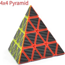 4x4 Piramit Stili Karbon Fiber Küp Sihirli Küp Hız 2x2 3x3 4x4 5x5 Piramit Sq1 Çarpık Bulmaca Pirinç Hamuru Cubo Magico Oyuncaklar Çocuklar Için (Yurt Dışından)