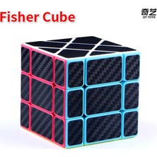 Fisher Küp Stili Qiyi Karbon Fiber Küp Mageed Cube Skew Sq-1 Piramit Küp X-Cube Yaprak Bulmaca Neo Cubo Magico (Yurt Dışından)