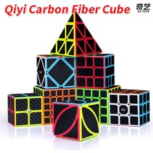 Fisher Küp Stili Qiyi Karbon Fiber Küp Mageed Cube Skew Sq-1 Piramit Küp X-Cube Yaprak Bulmaca Neo Cubo Magico (Yurt Dışından)