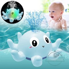 1pc Radom Renk Stili Bebek Banyo Oyuncakları Sprey Su Duş Banyo Oyuncakları Çocuklar Için Elektrikli Balina Banyo Topu Hafif Müzikli LED Işıklı Oyuncaklar Ool Küvet Oyuncak (Yurt Dışından)