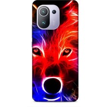 Lopard Xiaomi Mi 11 Pro Kılıf Caliburn 16 Kurt Colorful Hediyelik Kılıf