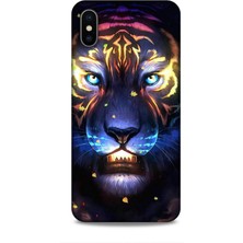 Lopard Apple iPhone Xs Max Kılıf Caliburn 12 Aslan Colorful Tasarım Kılıf