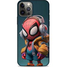 Lopard Apple iPhone 12 Pro Kılıf Caliburn 25 Spiderman Bebek Soyulmayan Kılıf