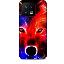 Lopard Xiaomi 13 Kılıf Caliburn 16 Kurt Colorful Hediyelik Kılıf