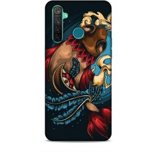 Lopard Realme 5 Pro Kılıf Caliburn 18 Balık Parlak Kılıf