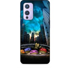 Lopard Oneplus 9 Kılıf Caliburn 11 Ninja Kablumbağalar 4K Baskılı Kılıf