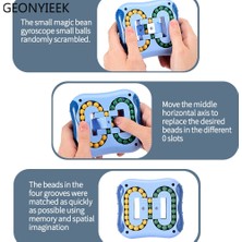 Tip 1 Mavi Stil Dönen Sihirli Fasulye Küp Parmak Ucu Fidget Oyuncaklar Çocuklar Yetişkinler Stres Giderici Boncuk Bulmacalar Çocuklar Eğitim Zeka Oyunu (Yurt Dışından)
