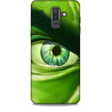 Lopard Samsung Galaxy J8 Kılıf Caliburn 29 Hulk Göz Makro Leke Tutmaz Kapak