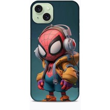 Lopard Apple iPhone 15 Plus Kılıf Caliburn 25 Spiderman Bebek Soyulmayan Kılıf