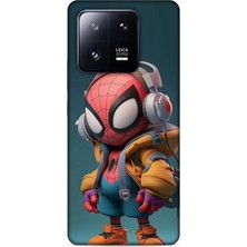 Lopard Xiaomi Mi 13T Kılıf Caliburn 25 Spiderman Bebek Soyulmayan Kılıf