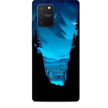 Lopard Samsung Galaxy S10 Lite Kılıf Caliburn 14 Norveç Manzara Cover Kılıf