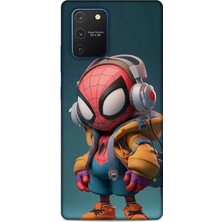 Lopard Samsung Galaxy S10 Lite Kılıf Caliburn 25 Spiderman Bebek Soyulmayan Kılıf