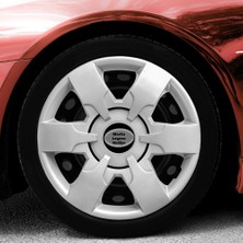 PackGar Toyota Avensis 16 Inç Jant Kapağı Amblemli Gri 4'lü Takım 156