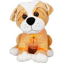 Alithestereo LISINYA193 Nessiworld Çizgili Tişörtlü Oturan Peluş Köpek 44 cm Alithestereo