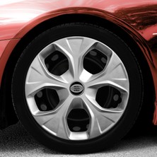 PackGar Chevrolet Rezzo Hb 15 Inç Jant Kapağı Amblemli Gri 4'lü Takım 113