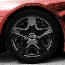 Rand Auto Seat Marbella 14 Inç Jant Kapağı Amblemli Piano Black 4'lü Takım 201
