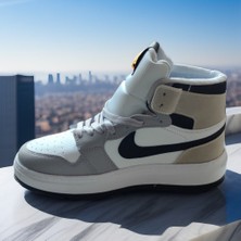 Moda Mio Unisex Jordan Air Günlük Ayakkabı(Beyaz Cizgi )