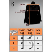 BURSPA Rahat Kesim Yaka ve Etek Ucu Desenli Taş Işlemeli Siyah Anne Penye Bluz