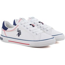 U.S. Polo Assn. Rachel 4fx Bağcıklı Uniseks Sneaker Beyaz