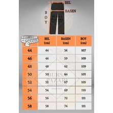 BURSPA Rahat Kesim Pamuklu Keten Bej Baba Pantolon
