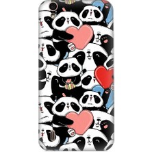 Teknomeg Vestel 5530 Uyumlu Panda Aşkı ve Hediye Desenli Silikon Kılıf