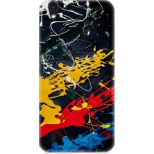 Teknomeg Vestel 5000 Uyumlu Renkli Boyalar Desenli Silikon Kılıf