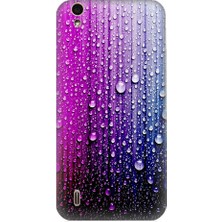 Teknomeg Vestel 5530 Uyumlu Renki Damlalar Desenli Silikon Kılıf