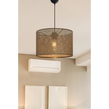 Modelight Nora 30'luk Artı Desenli Kahve Sarkıt Avize