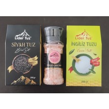 Lider Tuz Kaya Tuzu Muhteşem Üçlü Siyah-Himalaya-Ingiliz