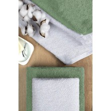 Mira Home 4 Lü Banyo Havlusu Takımı Soft Büyük Havlulu Pamuklu Havlu Seti 90X150 cm Beyaz