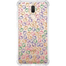 PrintiFy  Huawei Mate 10 Lite Köşe Korumalı Antişok Kapak Hello Kitty Tasarımlı Şeffaf Kılıf