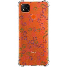 PrintiFy  Xiaomi Redmi 10A Köşe Korumalı Antişok Kapak Hello Kitty Tasarımlı Şeffaf Silikon Kılıf