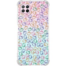 PrintiFy  Huawei P40 Lite Köşe Korumalı Antişok Kapak Hello Kitty Tasarımlı Şeffaf Kılıf