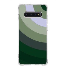 PrintiFy  Samsung Galaxy S10 Plus Köşe Korumalı Antişok Kapak Renk Cümbüşü Tasarımlı Silikon Kılıf