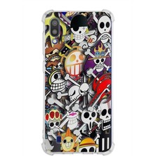 PrintiFy  Samsung Galaxy M10 Köşe Korumalı Antişok Kapak Anime Tasarımlı Şeffaf Silikon Kılıf