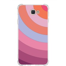 PrintiFy  Samsung Galaxy J7 Prime 2 Köşe Korumalı Antişok Kapak Renk Cümbüşü Tasarımlı Silikon Kılıf