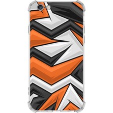 PrintiFy Apple iPhone 6s Plus Uyumlu Köşe Korumalı Antişok Kapak Grafiti Tasarımlı Şeffaf Kılıf