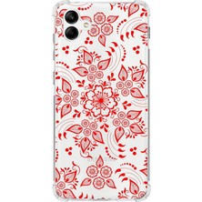 PrintiFy  Samsung Galaxy A04E  Uyumlu Köşe Korumalı Antişok Kapak Nostalji Desen Tasarımlı Şeffaf Kılıf