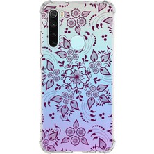 PrintiFy  Xiaomi Redmi Note 8 Köşe Korumalı Antişok Kapak Nostalji Desen Tasarımlı Şeffaf Kılıf