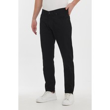 Damga Erkek Classicfit Comfort Sokak Stili Günlük Klasik Pantolon Siyah