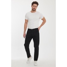 Damga Erkek Classicfit Comfort Sokak Stili Günlük Klasik Pantolon Siyah