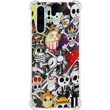 PrintiFy  Huawei P30 Pro Köşe Korumalı Antişok Kapak Anime Tasarımlı Şeffaf Kılıf