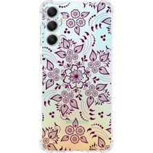 PrintiFy  Samsung Galaxy S24 Uyumlu Köşe Korumalı Antişok Kapak Nostalji Desen Tasarımlı Şeffaf Silikon Kılıf