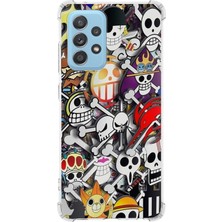 PrintiFy  Samsung Galaxy A33 Uyumlu Köşe Korumalı Antişok Kapak Anime Tasarımlı Şeffaf Kılıf