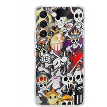 PrintiFy  Samsung Galaxy S22 Plus Uyumlu Köşe Korumalı Antişok Kapak Anime Tasarımlı Şeffaf Kılıf